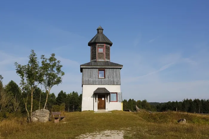 Framed Print : Sternenberg tower, observation tower formerly used for military purposes