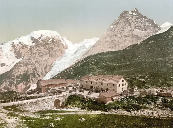 Framed Print : Stilfserjoch, Stilfser Joch, Franzenshoehe