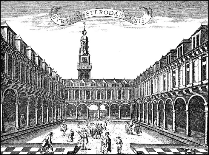 Framed Print : The Stock Exchange in Amsterdam Framed Print : The Stock Exchange in Amsterdam