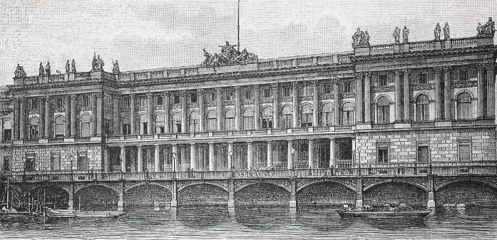 Framed Print : The stock exchange of Berlin, 1880 Framed Print : The stock exchange of Berlin, 1880