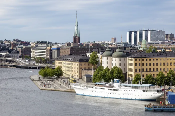 Framed Print : Stockholm island of Riddarholmen