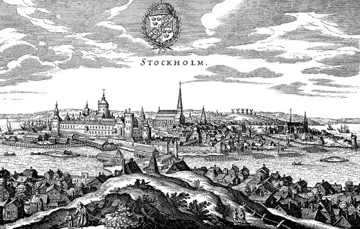 Framed Print : Stockholm, Sweden, 17th century