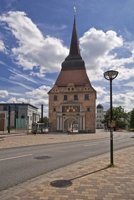 Framed Print : The stone gate in Rostock