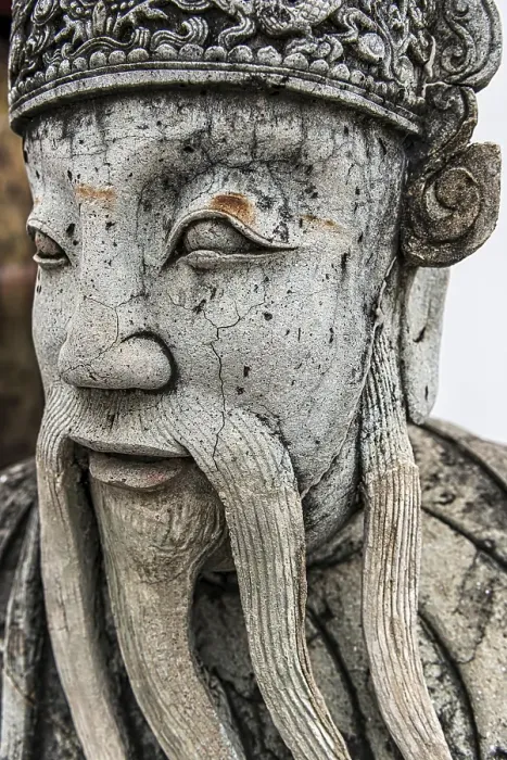 Framed Print : Stone sculpture in Wat Pho temple Framed Print : Stone sculpture in Wat Pho temple