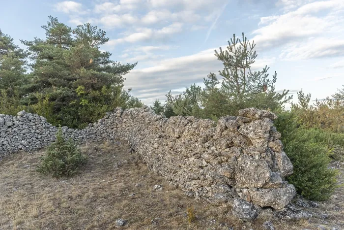 Framed Print : Stone wall on the Causse Mejean in the Cevennes Framed Print : Stone wall on the Causse Mejean in the Cevennes