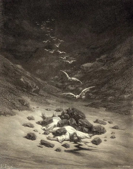 Framed Print : The Stoning of Achan, Old Testament