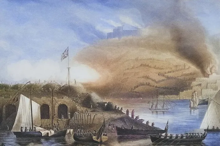 Framed Print : The storming of San Sebastian, 31 August 1813