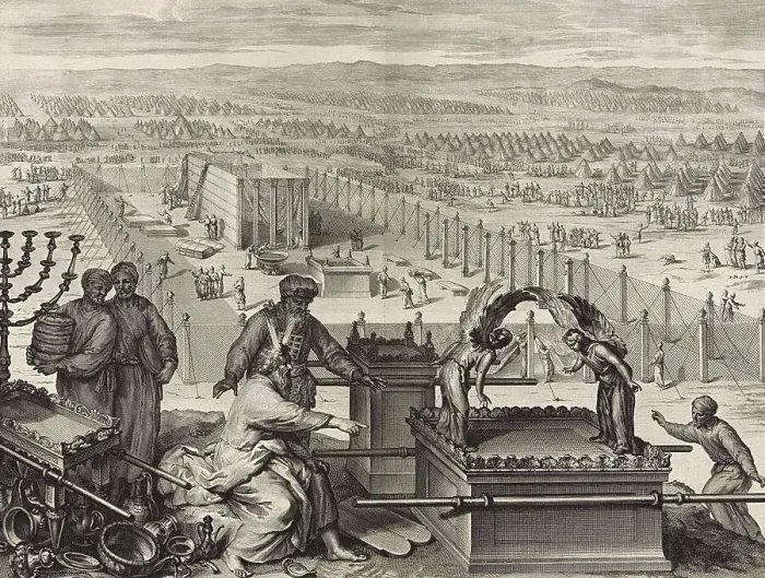 Framed Print : Story of the Prophet Moses, Moses erects the Tabernacle
