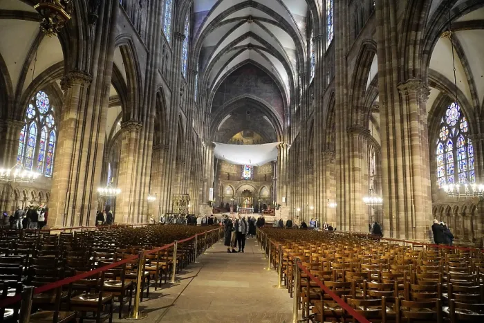 Framed Print : Strasbourg Cathedral, Cathedral of Our Lady