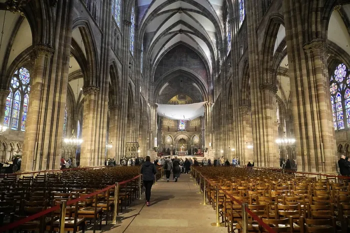 Framed Print : Strasbourg Cathedral, Cathedral of Our Lady