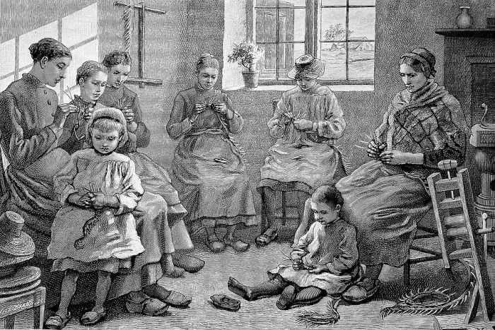 Framed Print : Straw weaving, weaving with straw