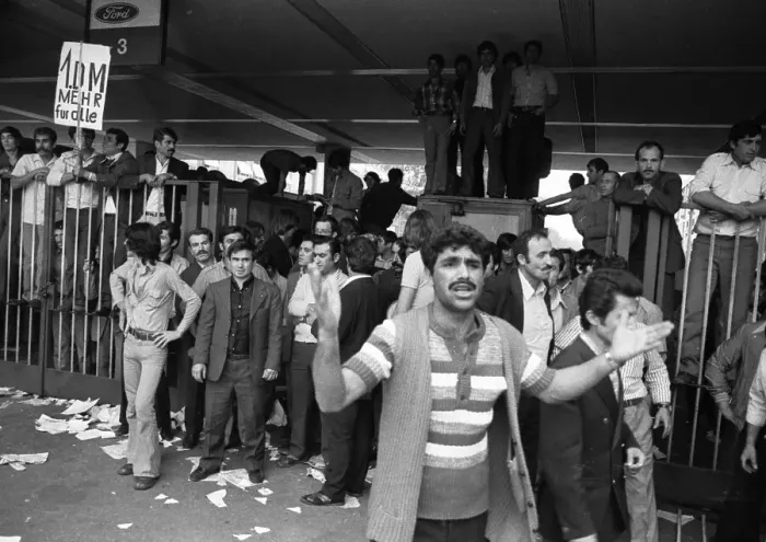 Framed Print : The strike at the Ford factory Framed Print : The strike at the Ford factory
