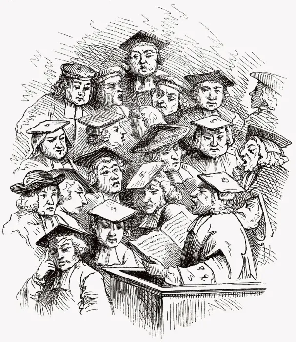 Framed Print : Studenten, 18. Jahrhundert, University of Oxford Framed Print : Studenten, 18. Jahrhundert, University of Oxford