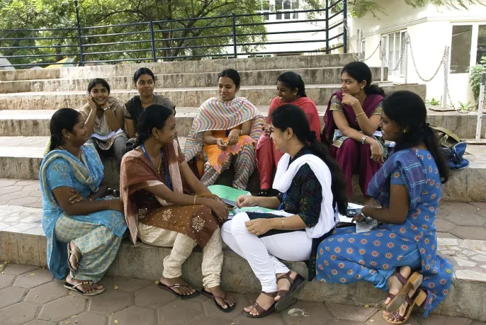 Framed Print : Students in psg institute of management