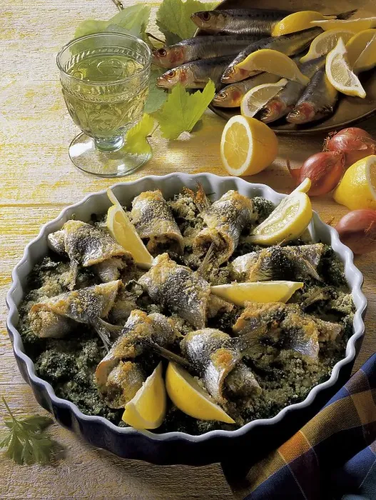 Framed Print : Stuffed sardines, France, Europe