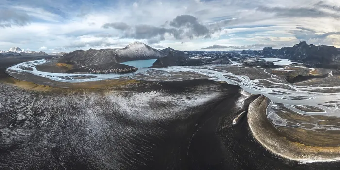 Framed Print : This stunning panoramic view captures the vast