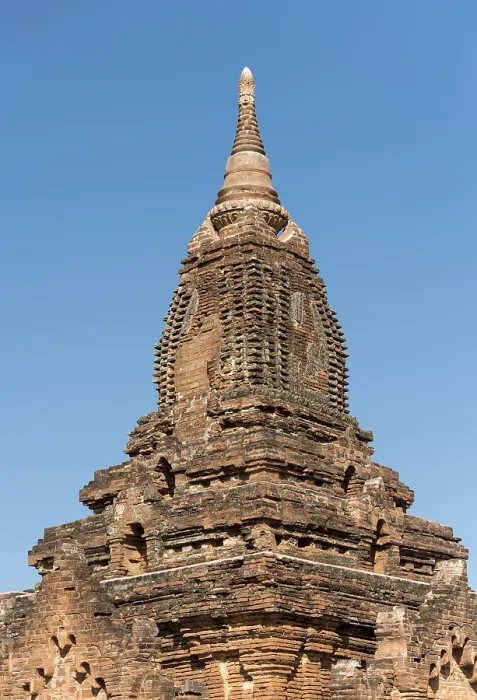 Framed Print : Top of stupa in Bagan, Myanmar, Asia
