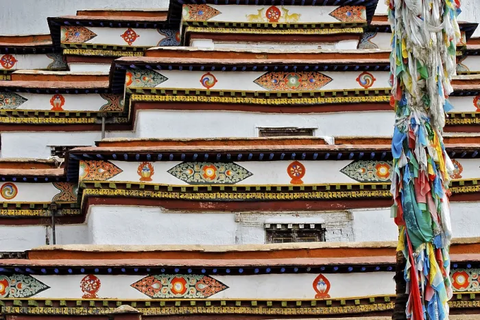 Framed Print : Stupa Kumbum, Gyantse, Tibet