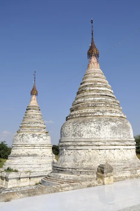 Framed Print : Stupas from Minochantha Stupa Group