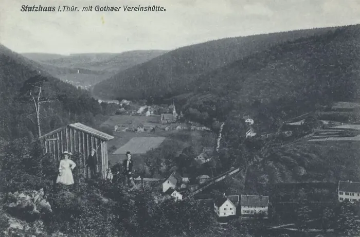 Framed Print : Stutzhaus in Thuringia with the Gothaer Vereinshuette Framed Print : Stutzhaus in Thuringia with the Gothaer Vereinshuette