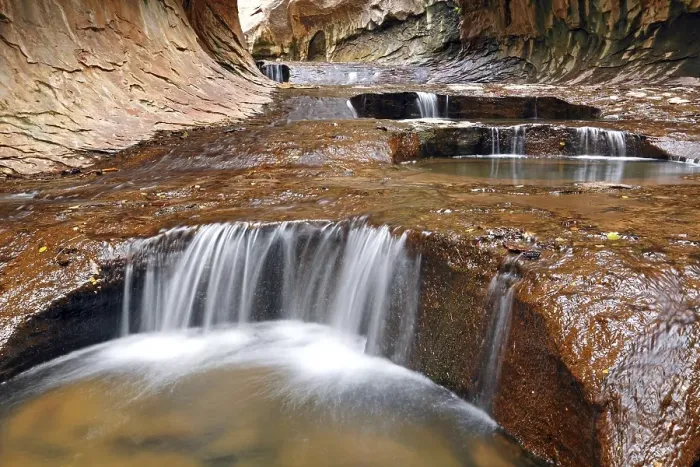 Framed Print : The Subway of Left Fork Creek, Zion National Park