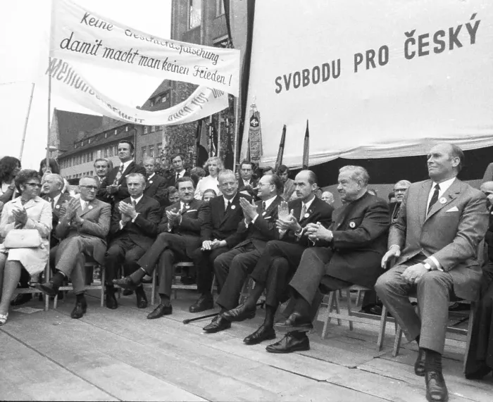 Framed Print : The Sudeten German Day, here in Nuremberg on 1 Framed Print : The Sudeten German Day, here in Nuremberg on 1