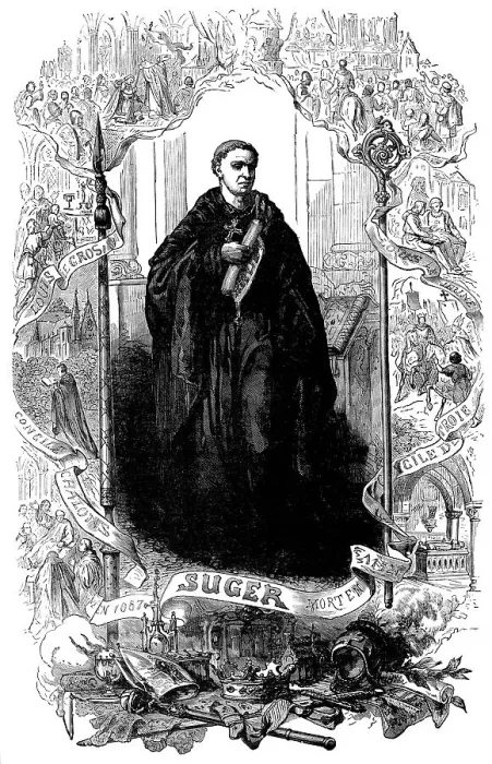 Framed Print : Suger, c. 1081 - 1151, a French abbot