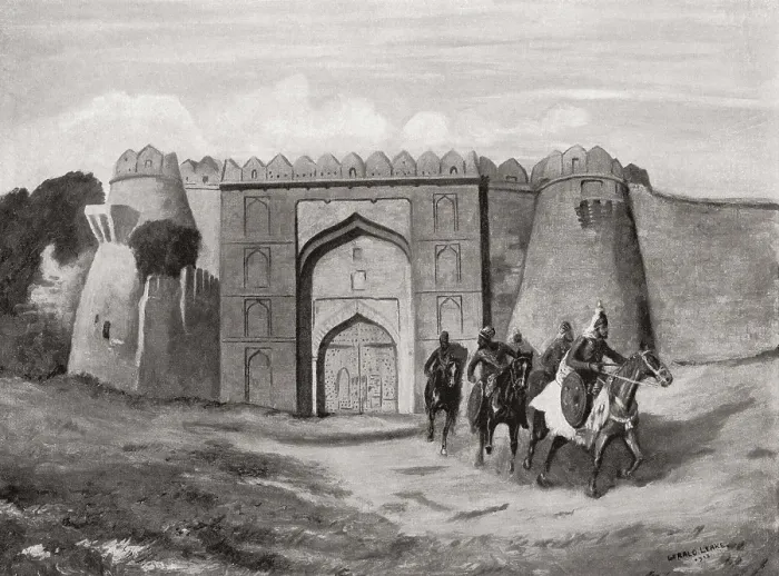 Framed Print : Sultan Hussain Shahi of Jaunpur, India, Asia