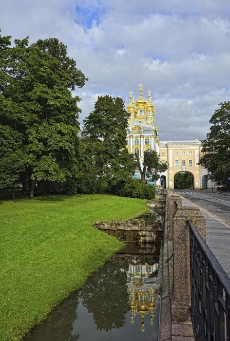 Framed Print : Summer landscape of the Pushkin town Framed Print : Summer landscape of the Pushkin town