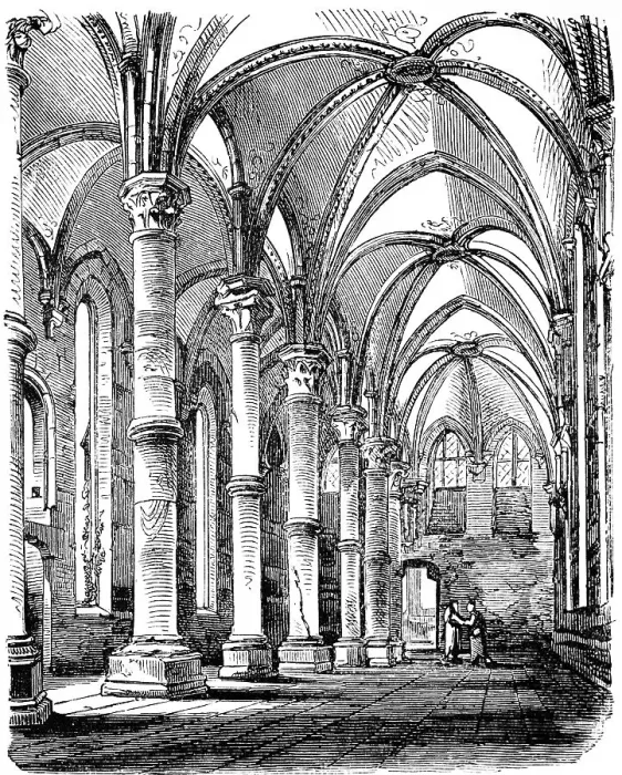Framed Print : Summer refectory in Maulbronn Monastery Framed Print : Summer refectory in Maulbronn Monastery