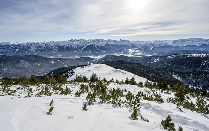 Framed Print : Summit of the Simetsberg, mountain panorama