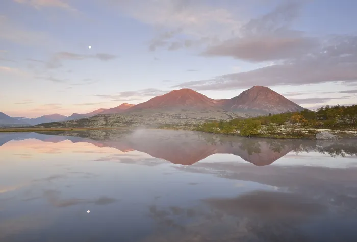 Framed Print : Summits of the Stygghoin or Stygghoin mountains Framed Print : Summits of the Stygghoin or Stygghoin mountains