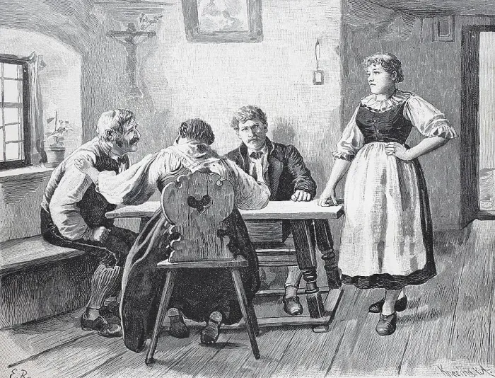 Framed Print : Sunday afternoon in the room of a farmhouse in Austria