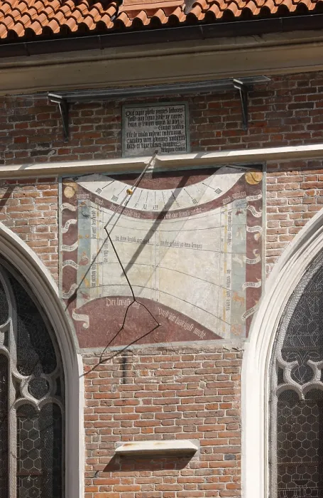Framed Print : Sundial on the south side, St. Sankt, Saint