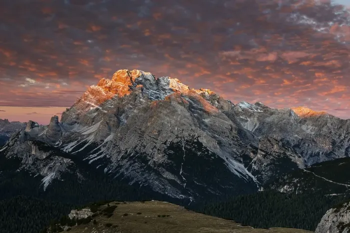 Framed Print : Sunrise, Dolomites, Auronzo, Italy, Europe Framed Print : Sunrise, Dolomites, Auronzo, Italy, Europe