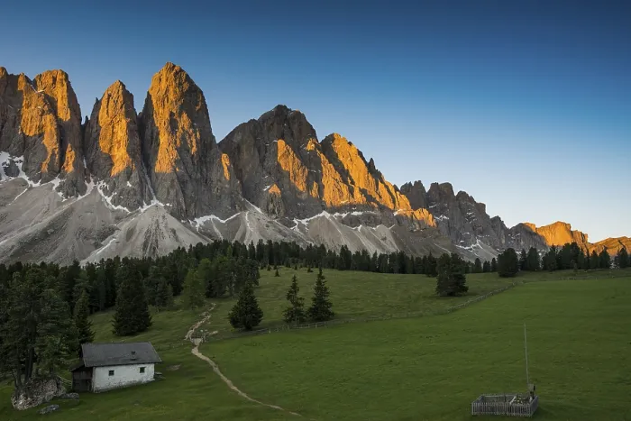 Framed Print : Sunrise, Glatschalm, Geislerspitzen Framed Print : Sunrise, Glatschalm, Geislerspitzen