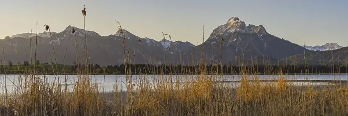 Framed Print : Sunrise, Hopfensee, near Fuessen