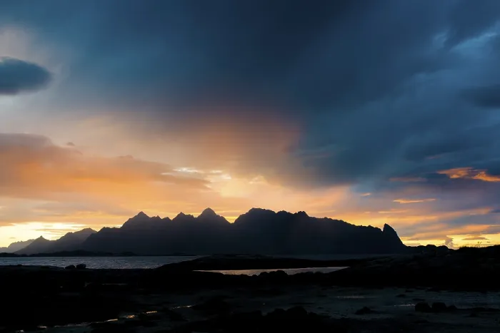 Framed Print : Sunrise, near Svolvaer, Lofoten, Norway, Europe Framed Print : Sunrise, near Svolvaer, Lofoten, Norway, Europe