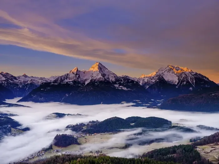 Framed Print : Sunrise at the peaks of the Steinernes Meer Framed Print : Sunrise at the peaks of the Steinernes Meer