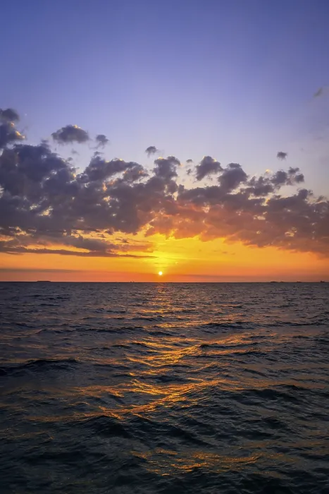 Framed Print : Sunrise over the sea, Amager Strand