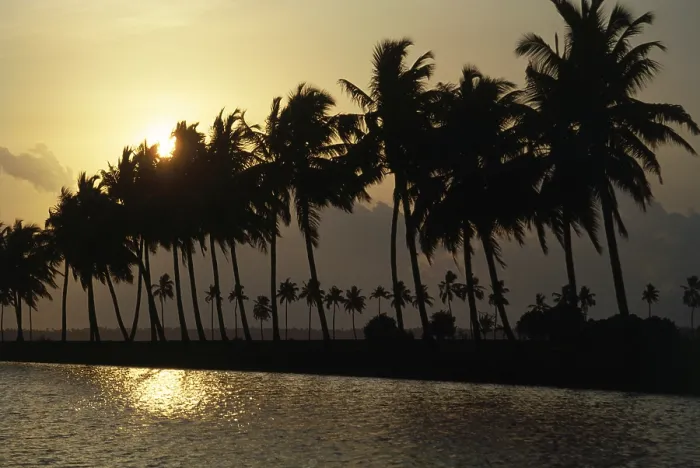 Framed Print : Sunset at backwater, Alappuzha (alleppey)