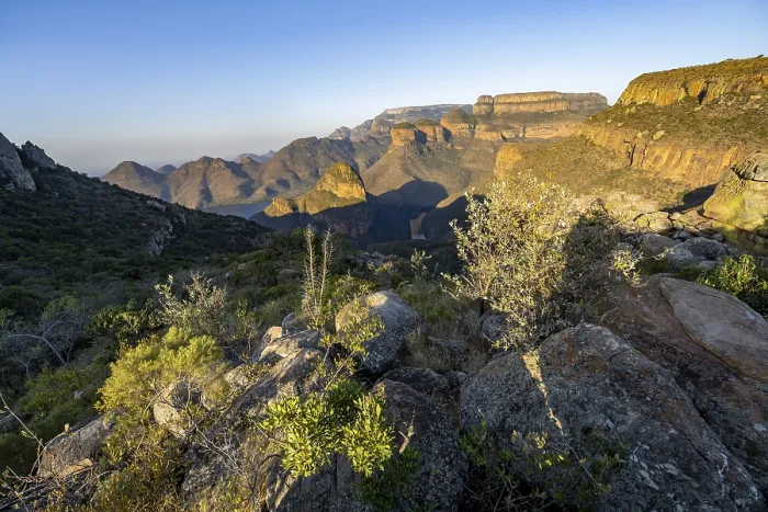 Framed Print : Sunset at Blyde River Canyon with Three Rondawels peak Framed Print : Sunset at Blyde River Canyon with Three Rondawels peak