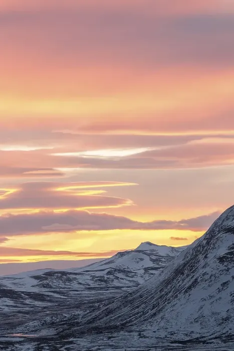 Framed Print : Sunset, Dovrefjell-Sunndalsfjella National Park