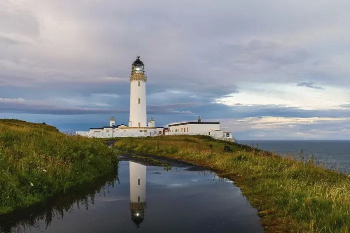 Framed Print : Sunset over Mull of Galloway Lighthouse Framed Print : Sunset over Mull of Galloway Lighthouse