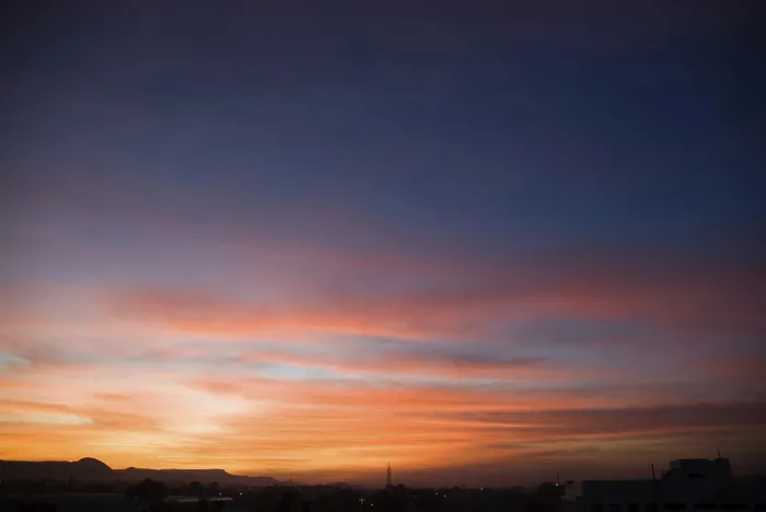 Framed Print : Sunset at nasik, Maharashtra, India