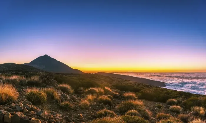 Framed Print : Sunset, sunset glow with evening star