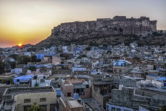 Framed Print : Sunset view over mehrangarh fort and jodhpur Framed Print : Sunset view over mehrangarh fort and jodhpur