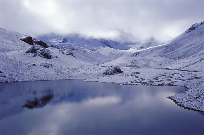 Framed Print : Suraj Tal, Leh, Baralacha, Himachal Pradesh, India