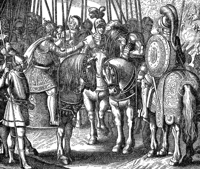Framed Print : The surrender of Johann Frederick I to Charles V Emperor Charles V Framed Print : The surrender of Johann Frederick I to Charles V Emperor Charles V
