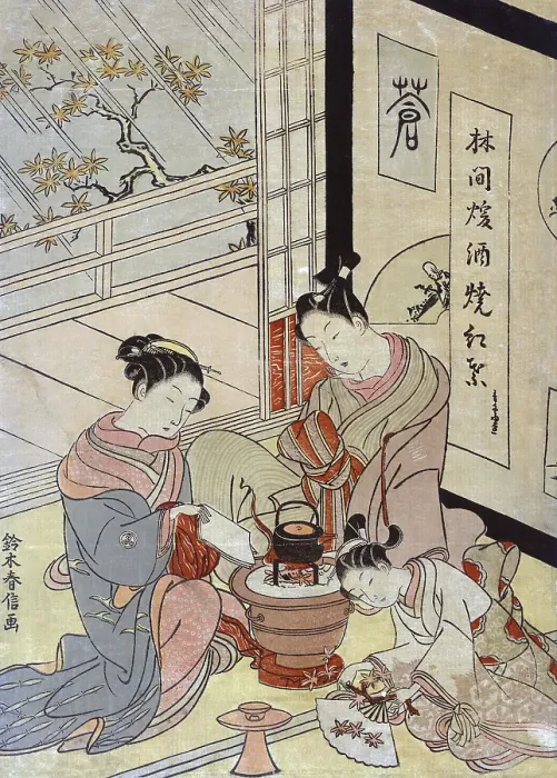 Framed Print : Suzuki Harunobu (鈴木 春信4) Framed Print : Suzuki Harunobu (鈴木 春信4)
